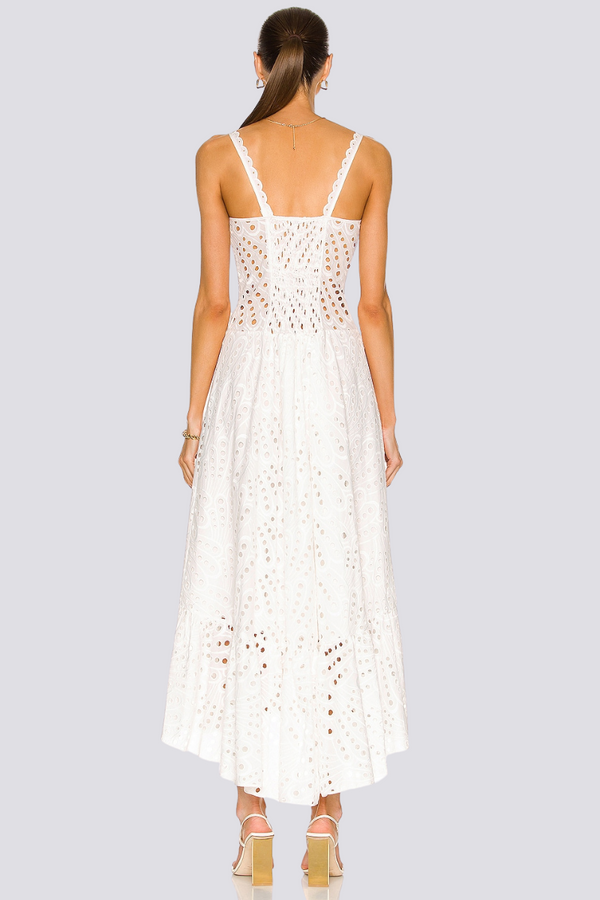 Vestito Maxi Capirosso Cassandra Spaghetti
