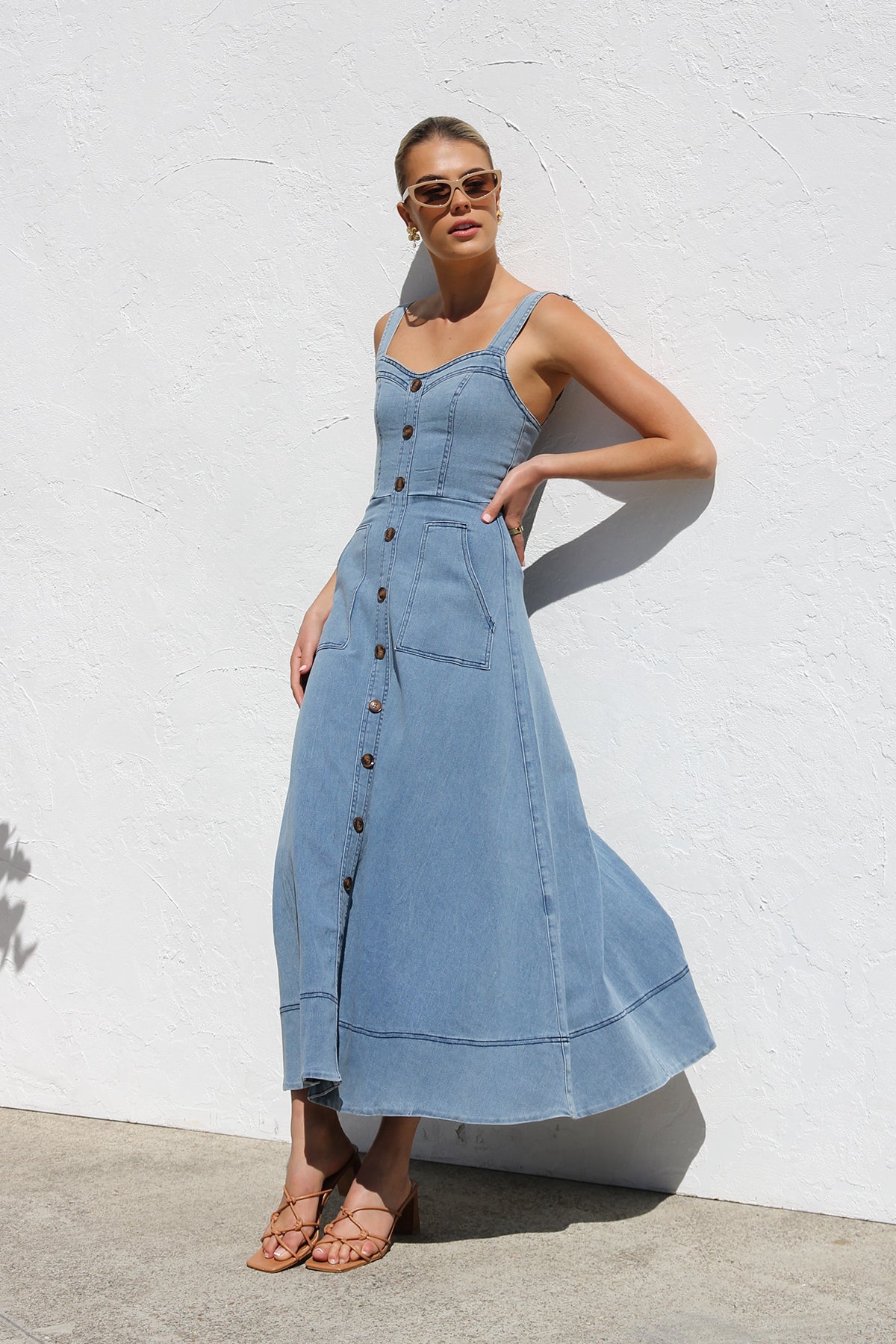 Vestito Danielle in jeans blu