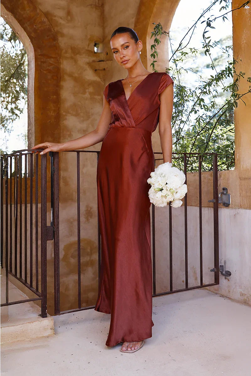 Vestito Maxi Selma - Ruggine