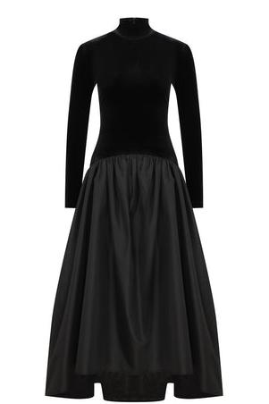 Vestito lungo con maniche lunghe Florienne