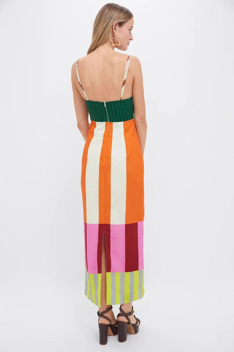 Bengal Multi Paloma Abito Maxi