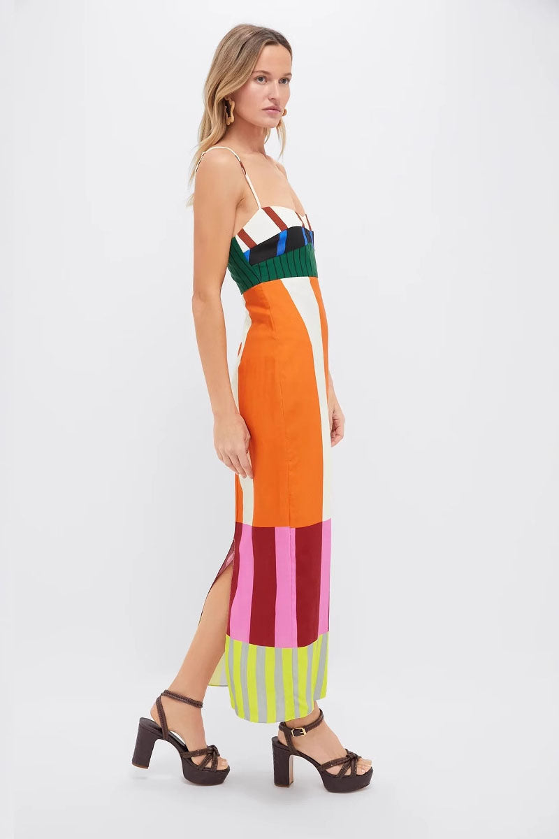 Bengal Multi Paloma Abito Maxi