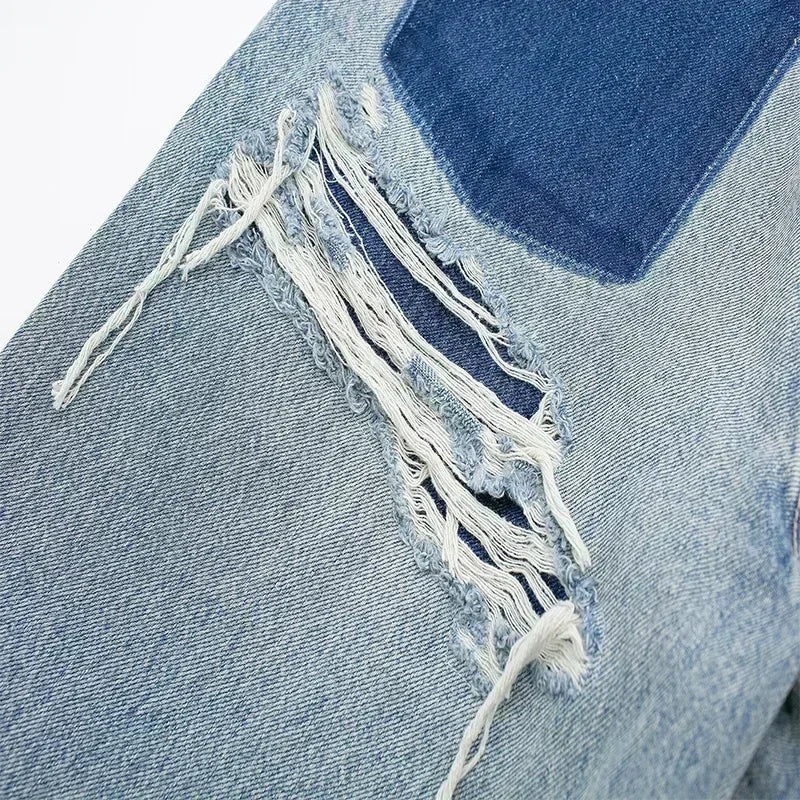 Jeans Patchwork Şicco