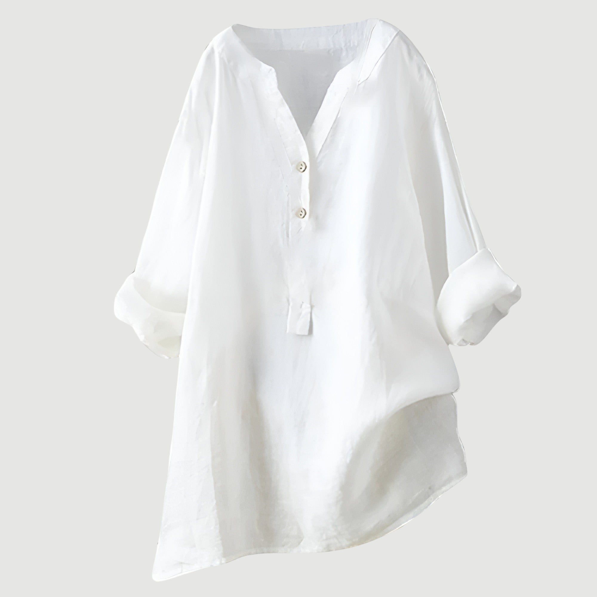Camicia ampia e comoda con bottoni