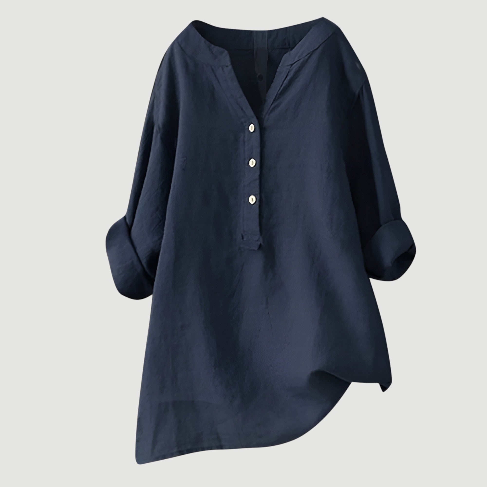 Camicia ampia e comoda con bottoni