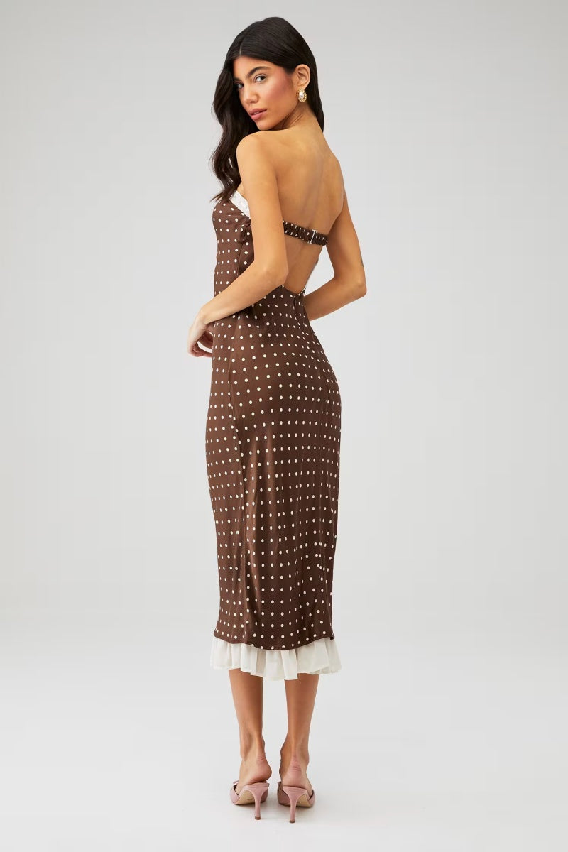 Vestito Midi Senza Spalline Daisy Mae