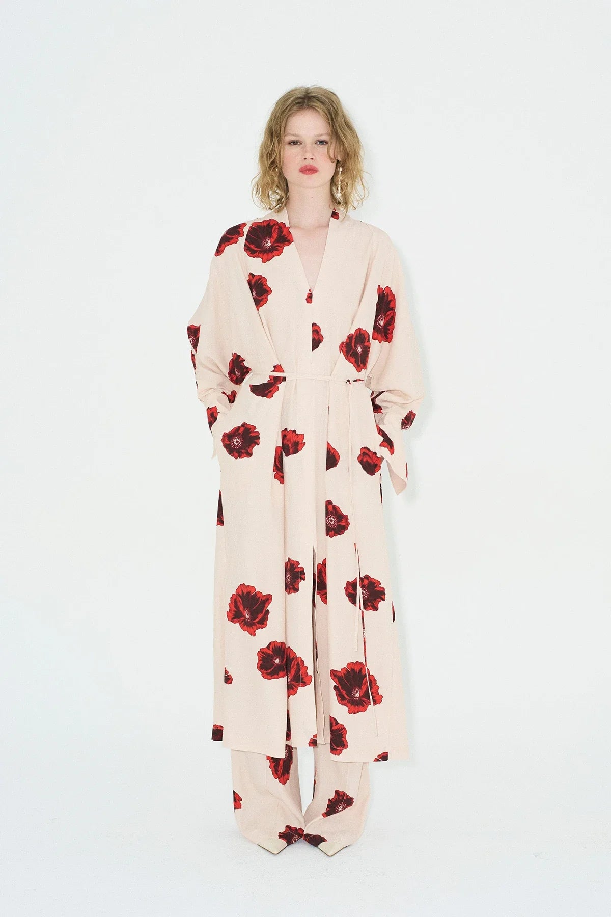 Abito Kimono con stampa Sahara