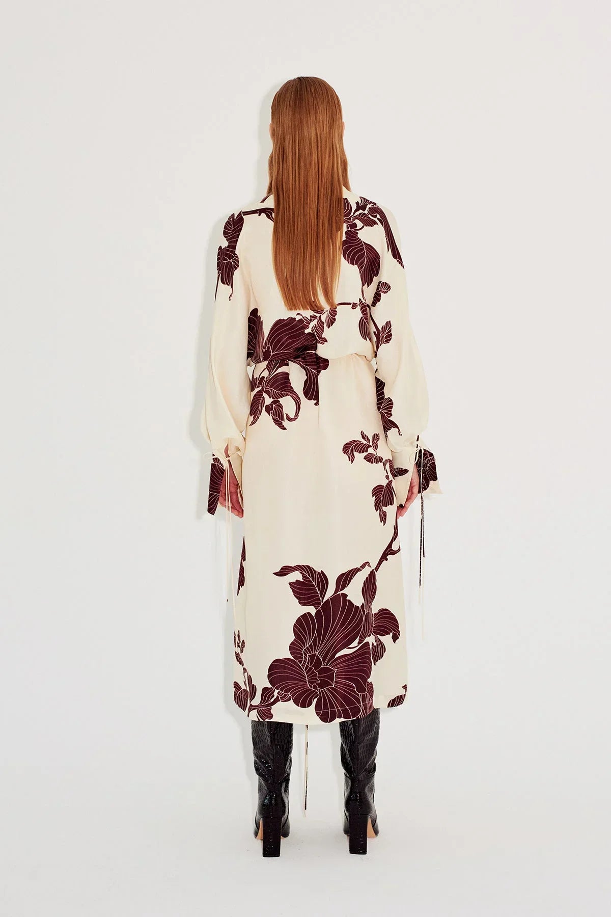 Vestito kimono con stampa origami