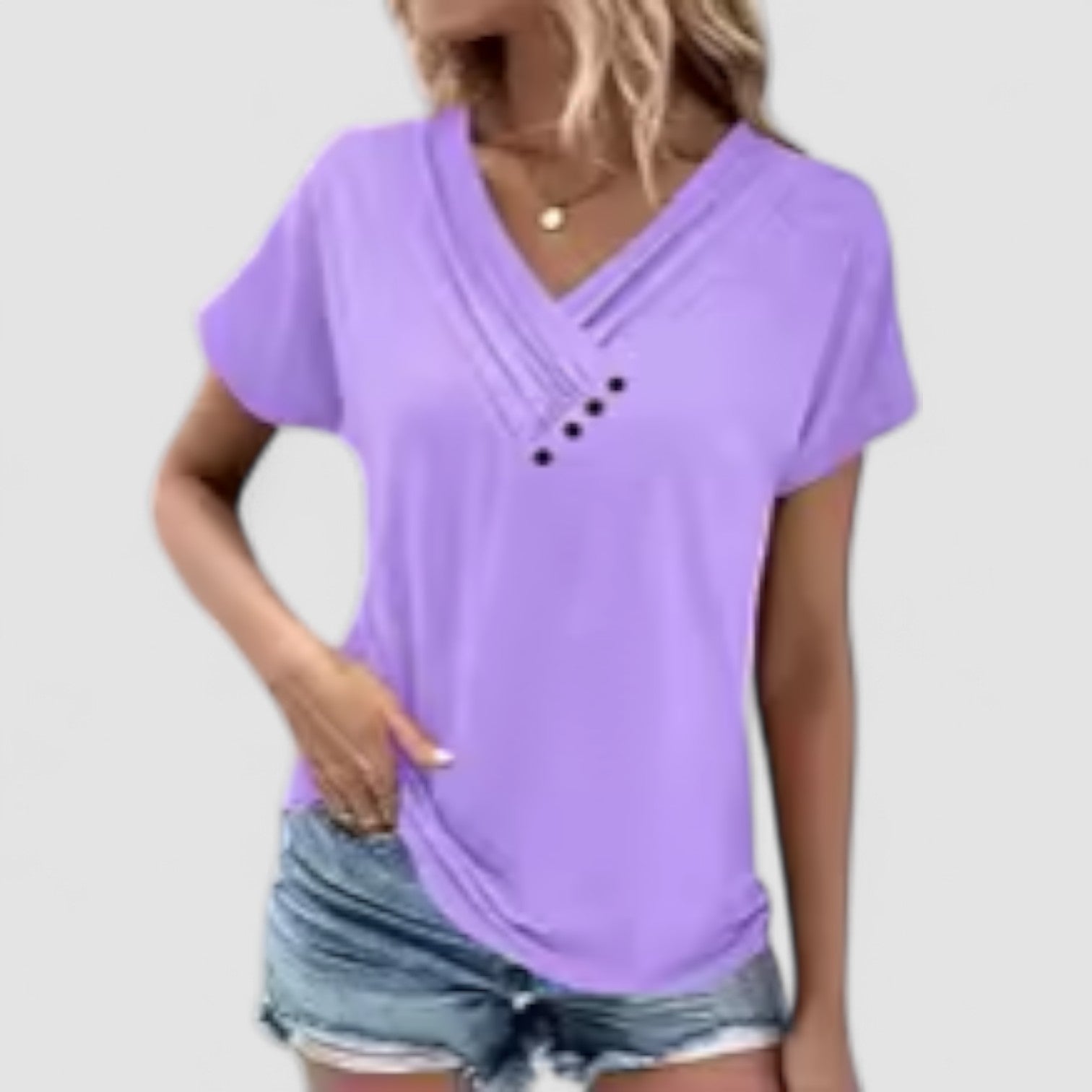 Linnéa – Blusa donna con bottoni