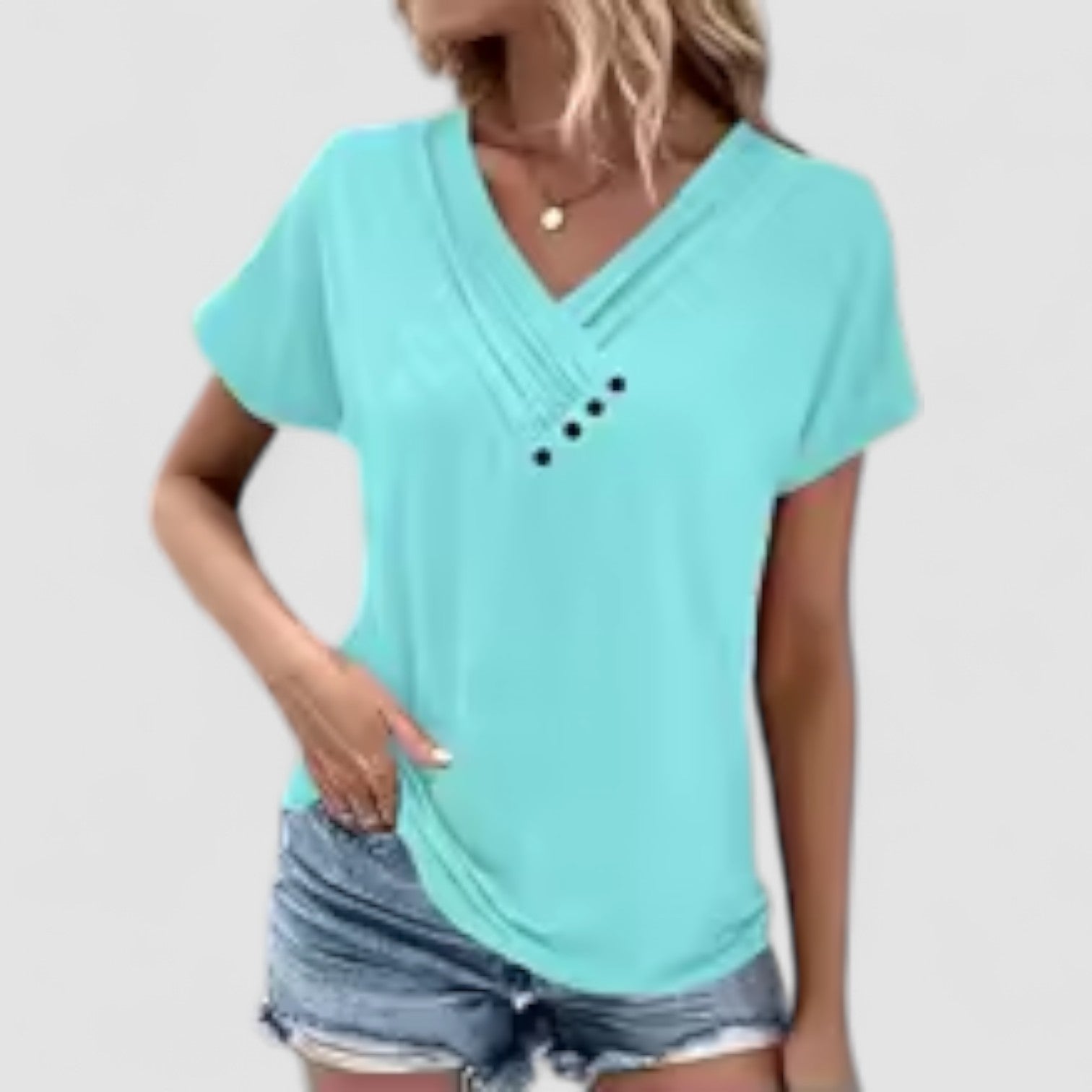 Linnéa – Blusa donna con bottoni