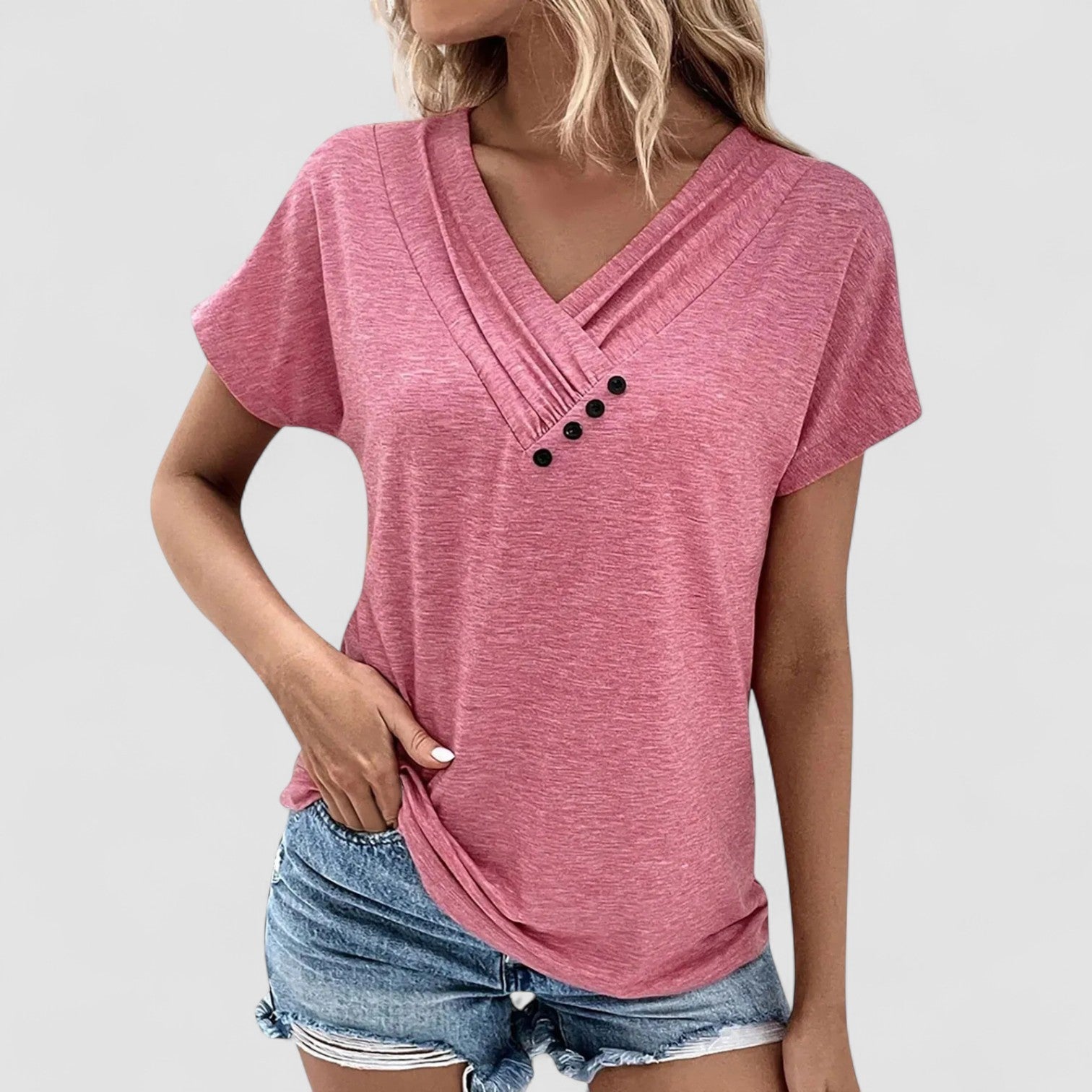 Linnéa – Blusa donna con bottoni