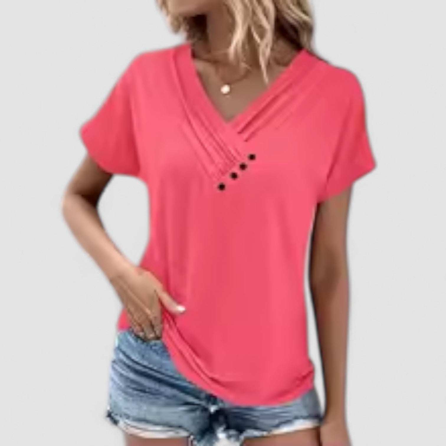 Linnéa – Blusa donna con bottoni