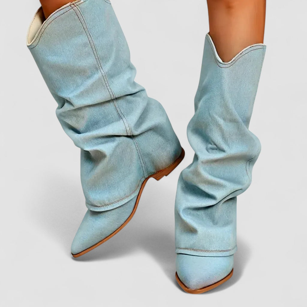 Stivali in denim