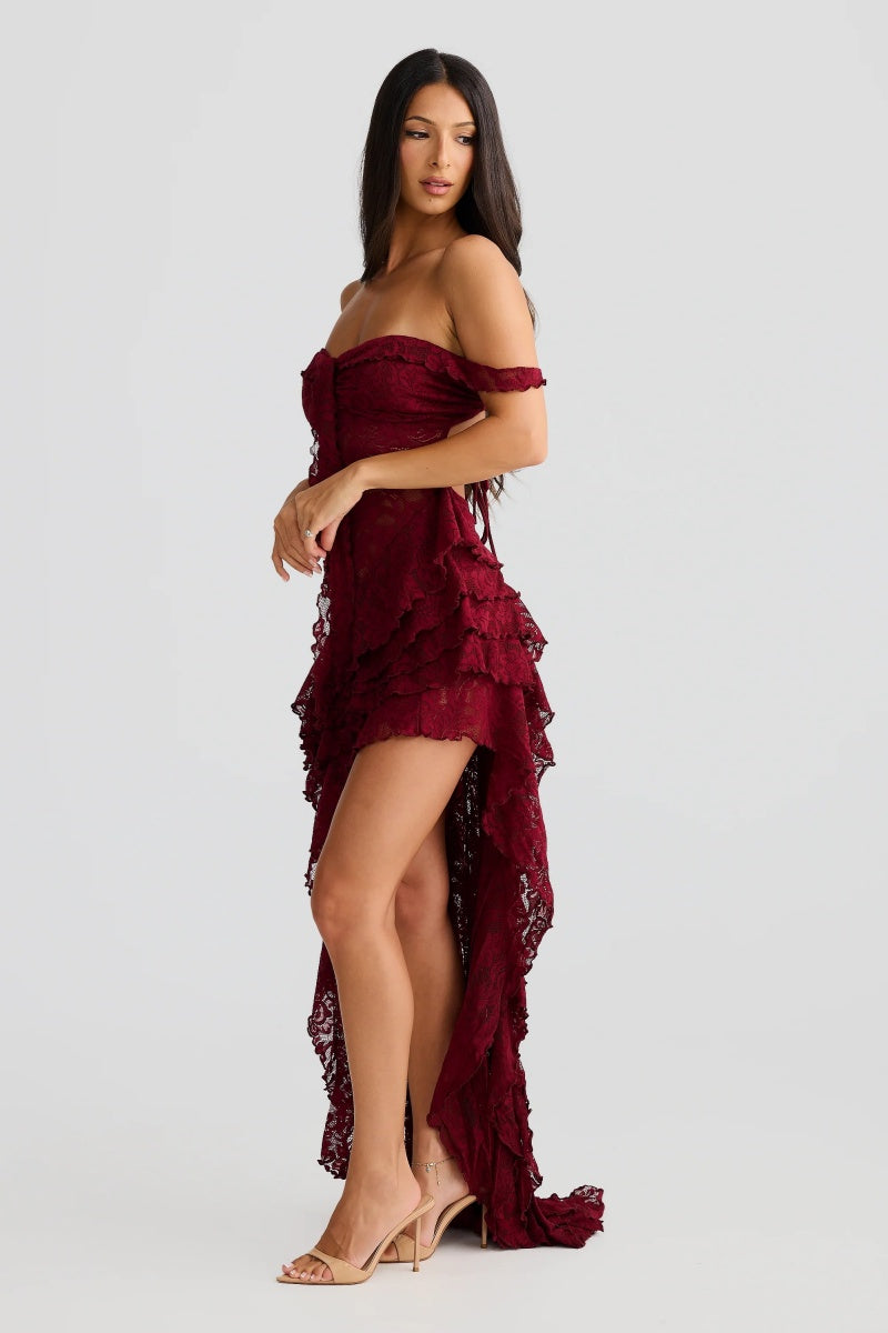 Vestito midi trasparente senza schiena con top a tubino per ragazze hot