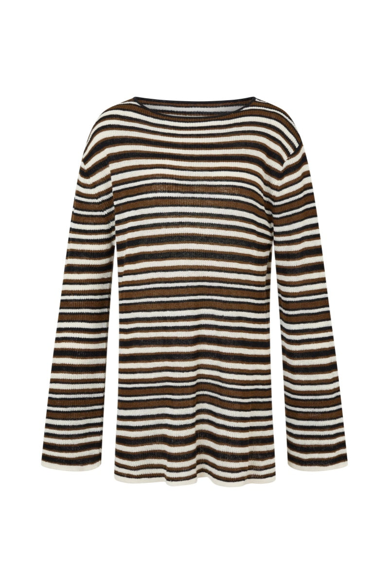 Vestito Mini a Maglia con Spacco Posteriore