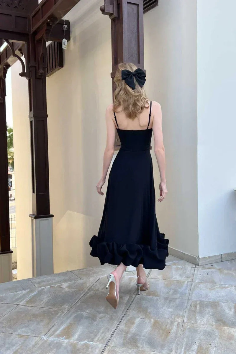 Vestito Midi con Asciutta Floreale Elegante