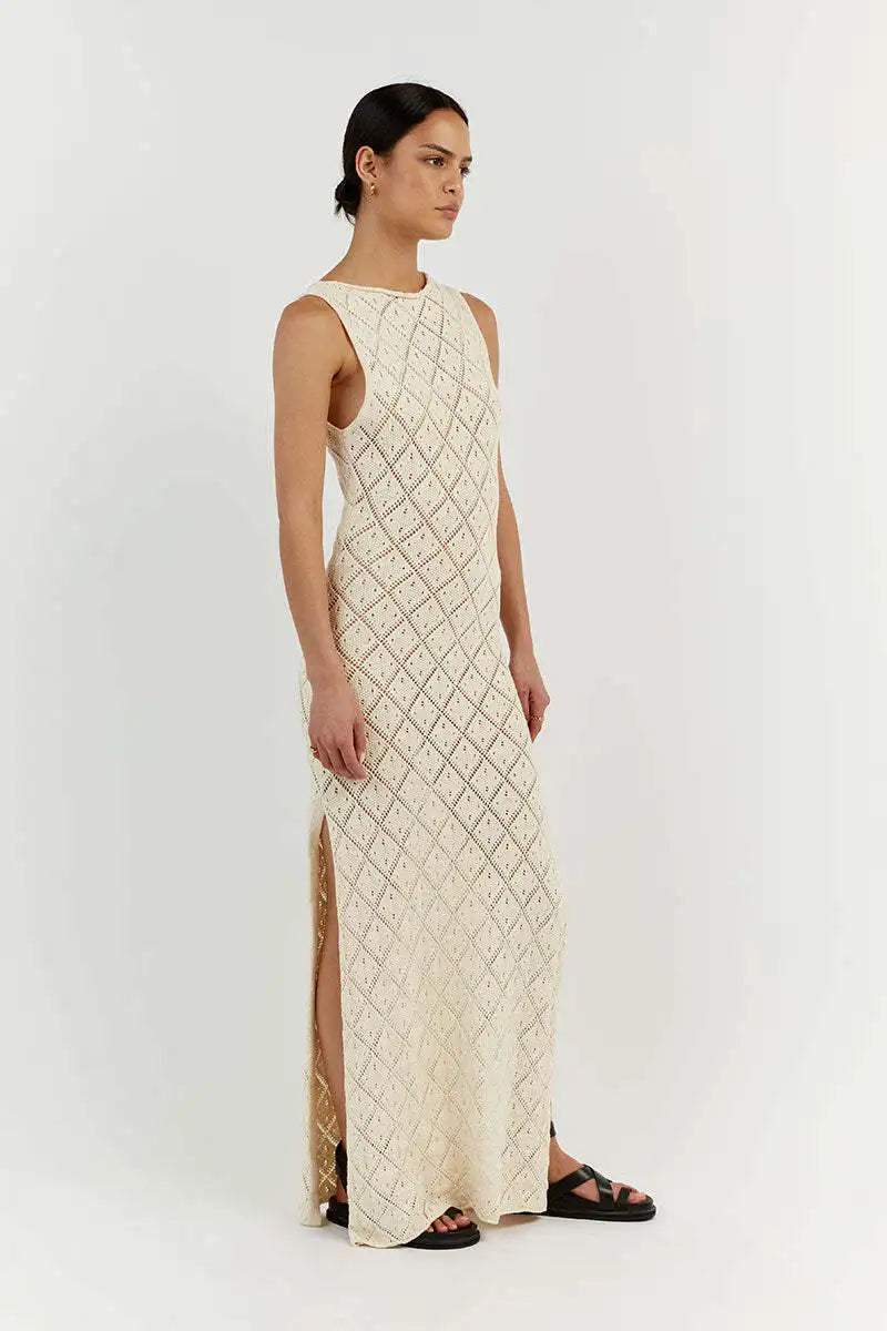 Vestito Maxi In Pizzo Lynn