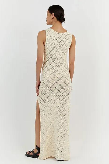 Vestito Maxi In Pizzo Lynn