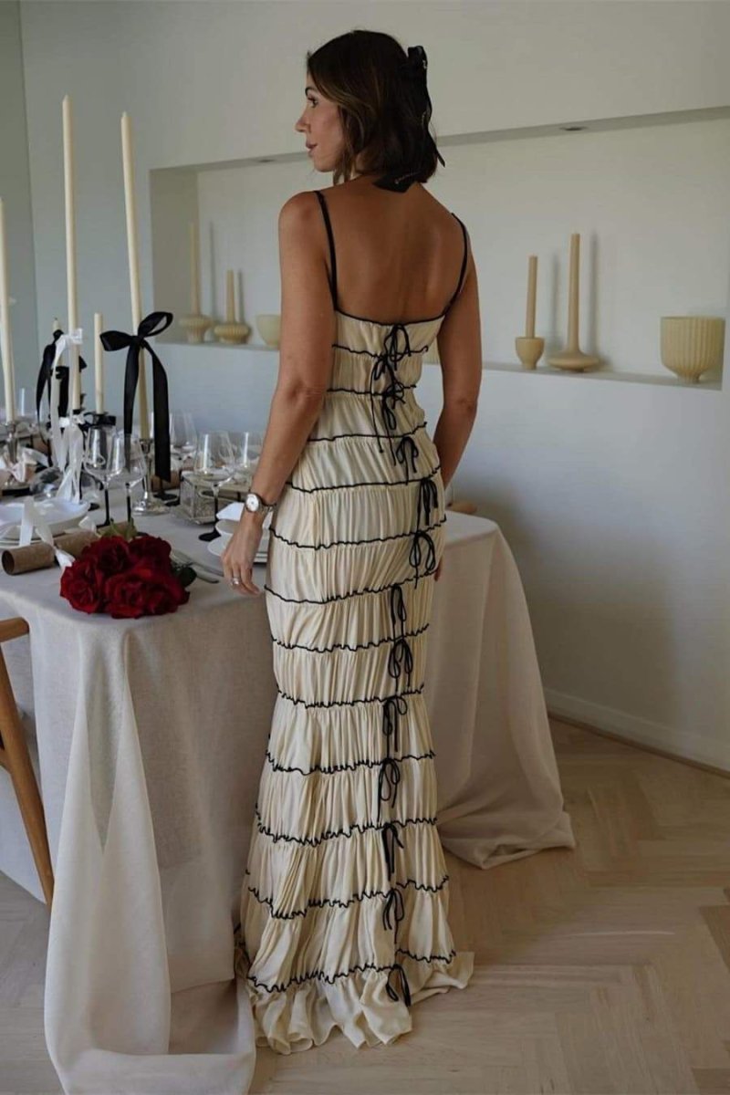 Vestito Maxi a Tunica con Ruffle Melissa