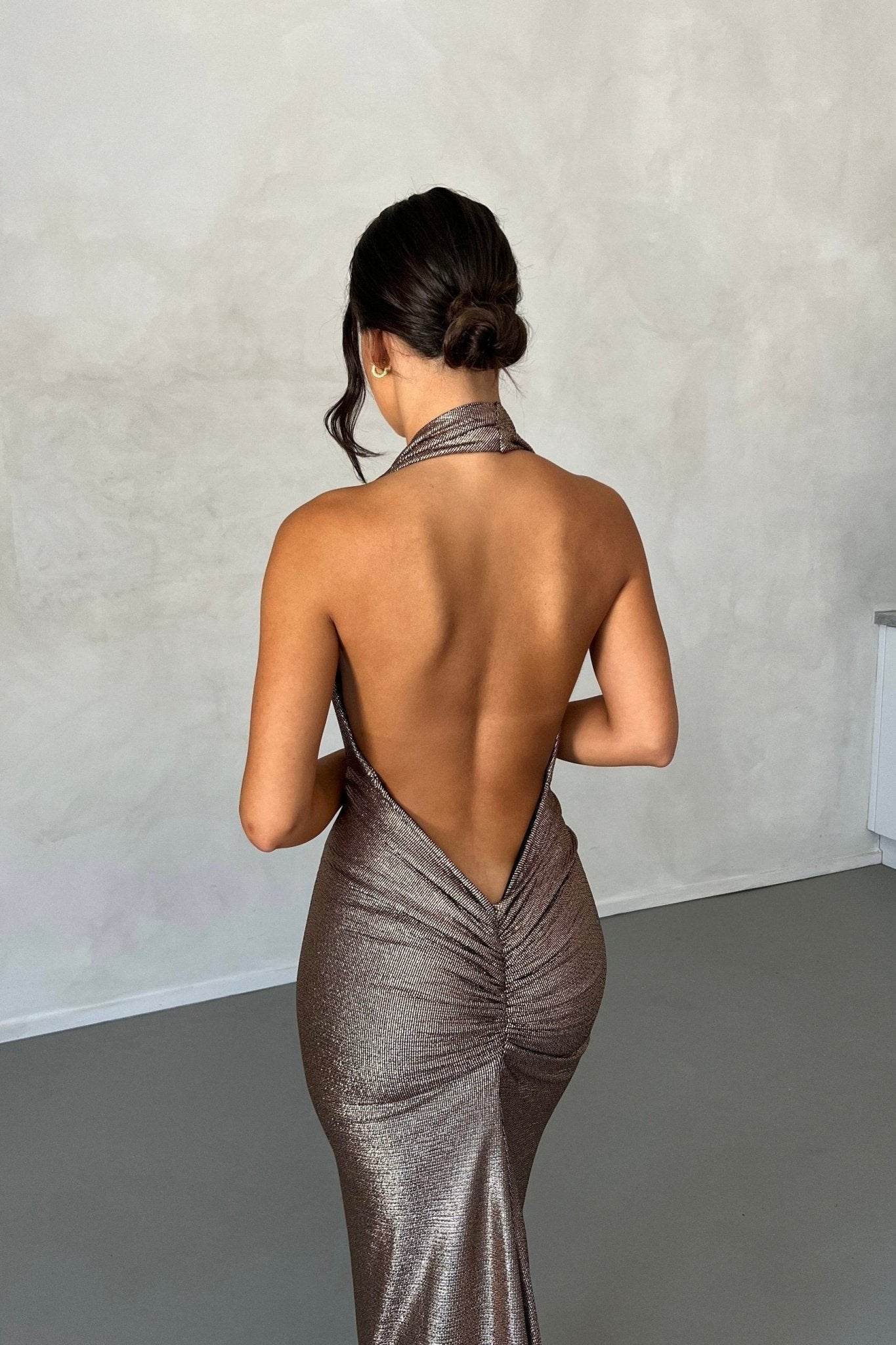 Vestito Maxi Senza Spalline e Aperto Dietro Ophelia