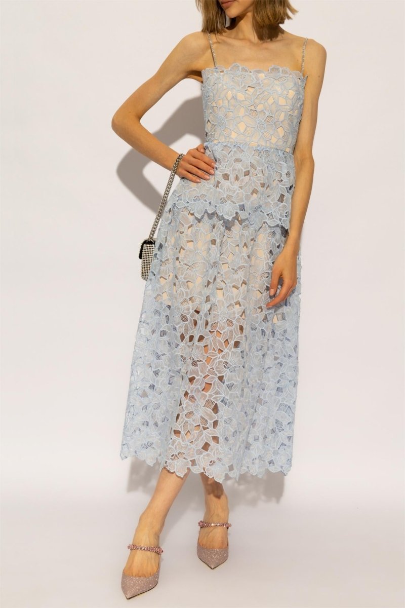 Vestito Midi Cami a strati in pizzo Ophelia