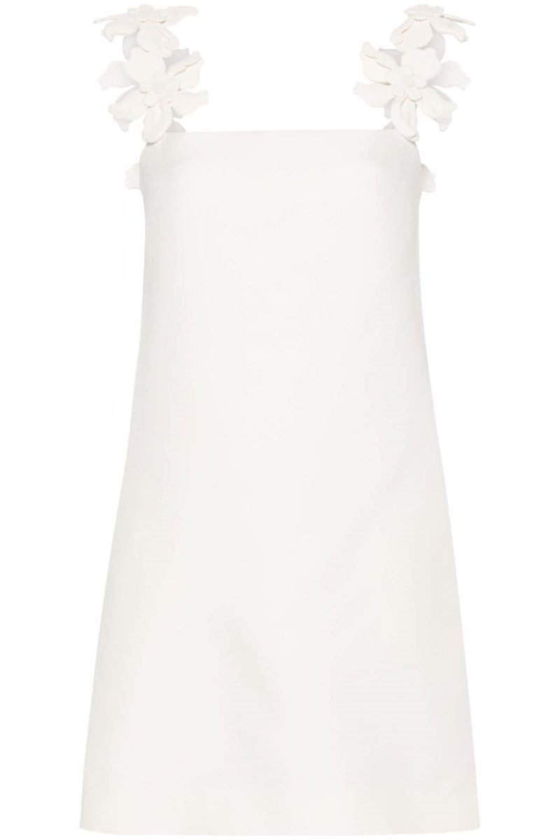 Vestito Mini a Spalline con Fiori Roberta