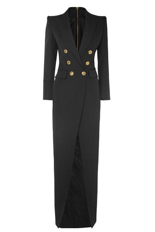 Vestito lungo blazer tuxedo Simona