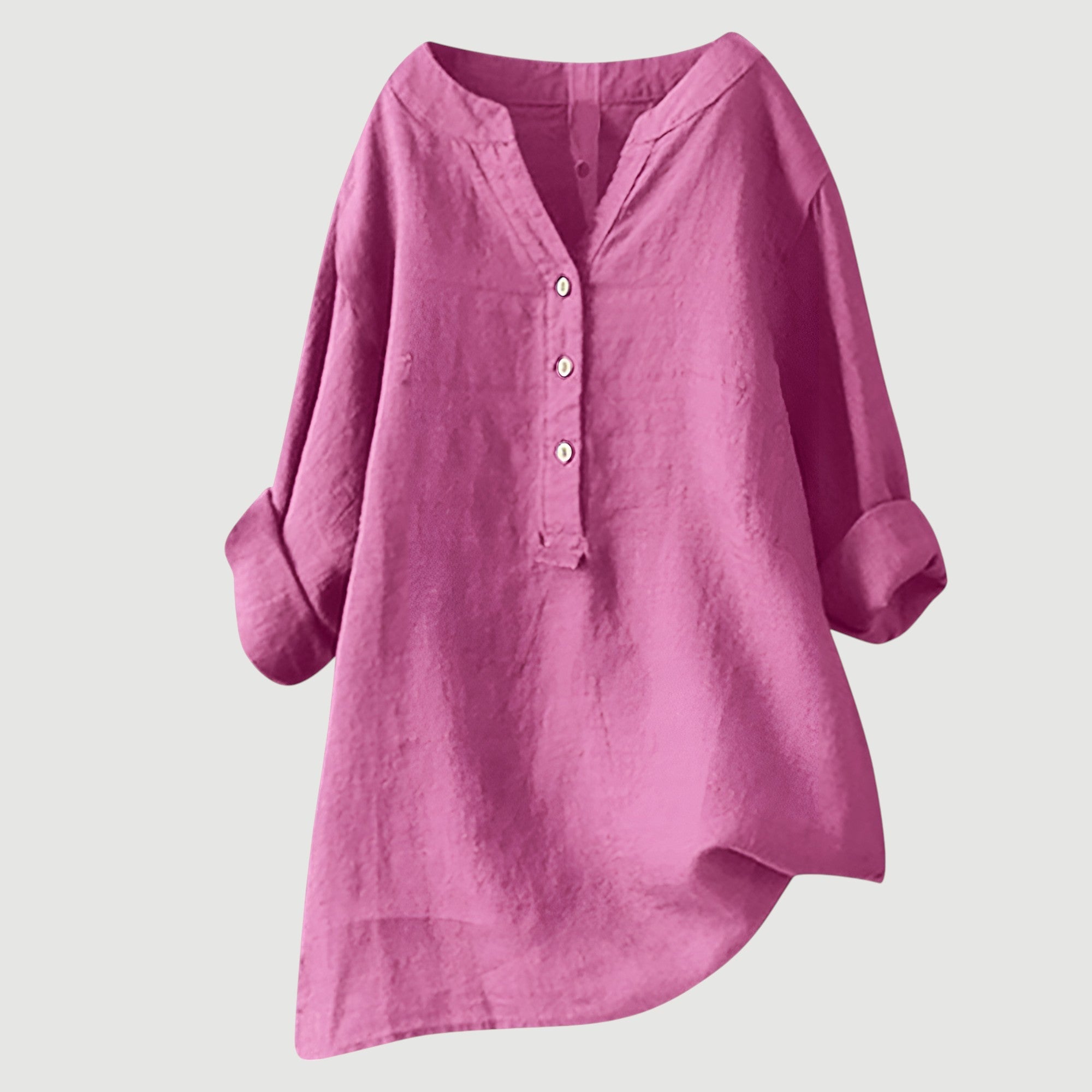 Camicia ampia e comoda con bottoni